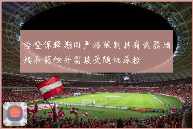 哈登保释期间严格限制持有武器酒精和药物并需接受随机尿检